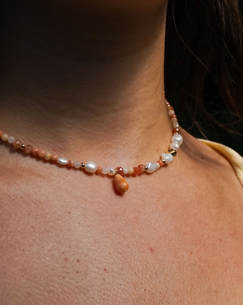 Collier Cornaline